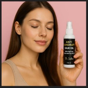 Anti Dandruff Hair Oil in Pakistan – With Tea Tree, Clove by Dr. Sultan