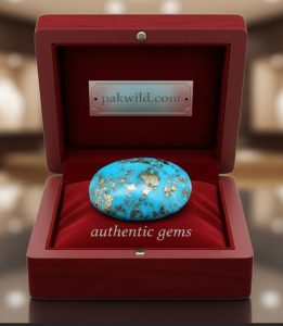 Premium 5 Carat Feroza Stone – Natural Turquoise Gemstone from Pakistan in Blue Shade