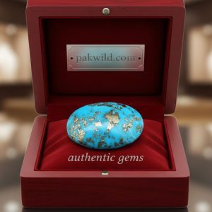 Premium 5 Carat Feroza Stone – Natural Turquoise Gemstone from Pakistan in Blue Shade