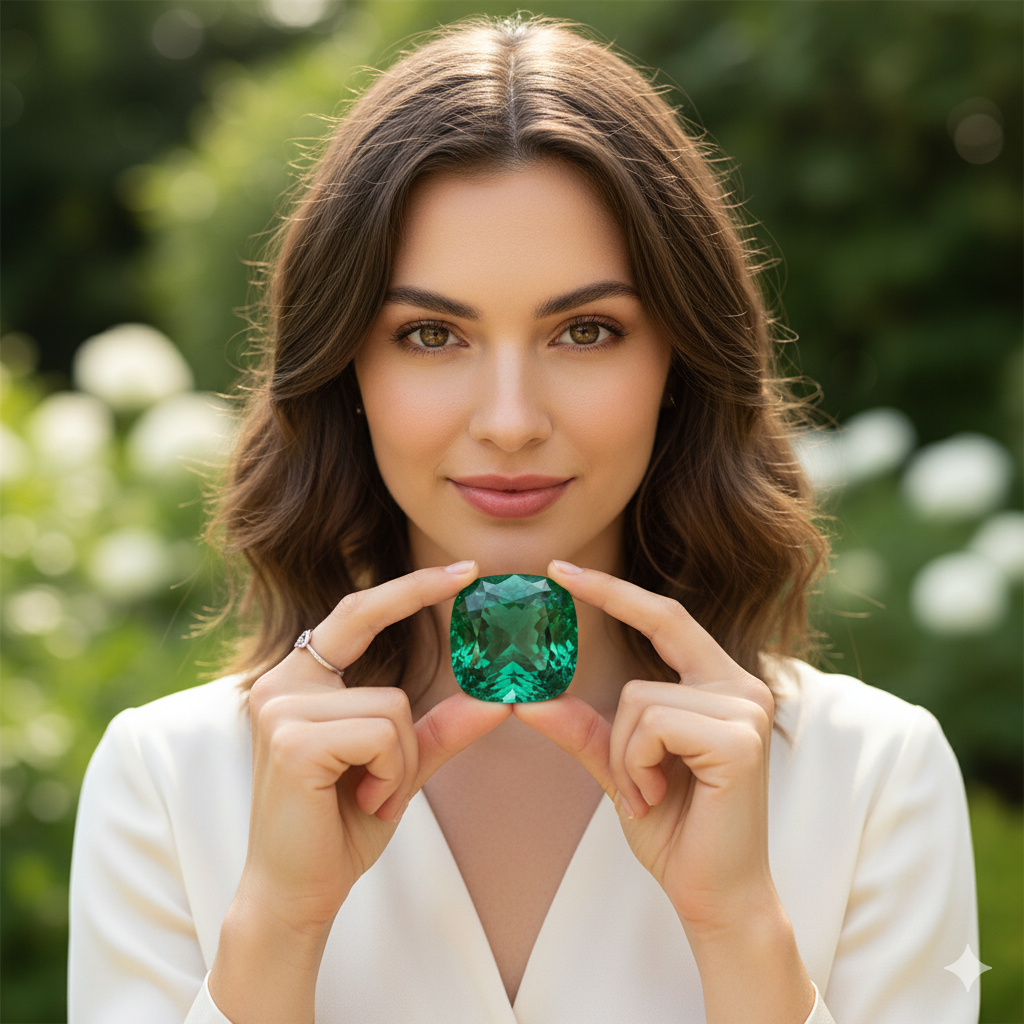 Original natural emerald stone (Panna) gemstone in Pakistan high clarity