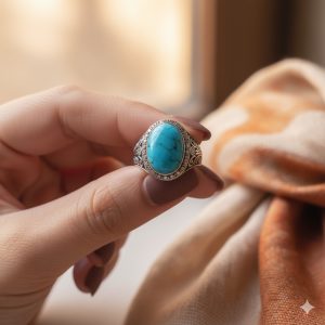 Original Feroza Stone in Pakistan – Natural Turquoise Sky Blue Gemstone