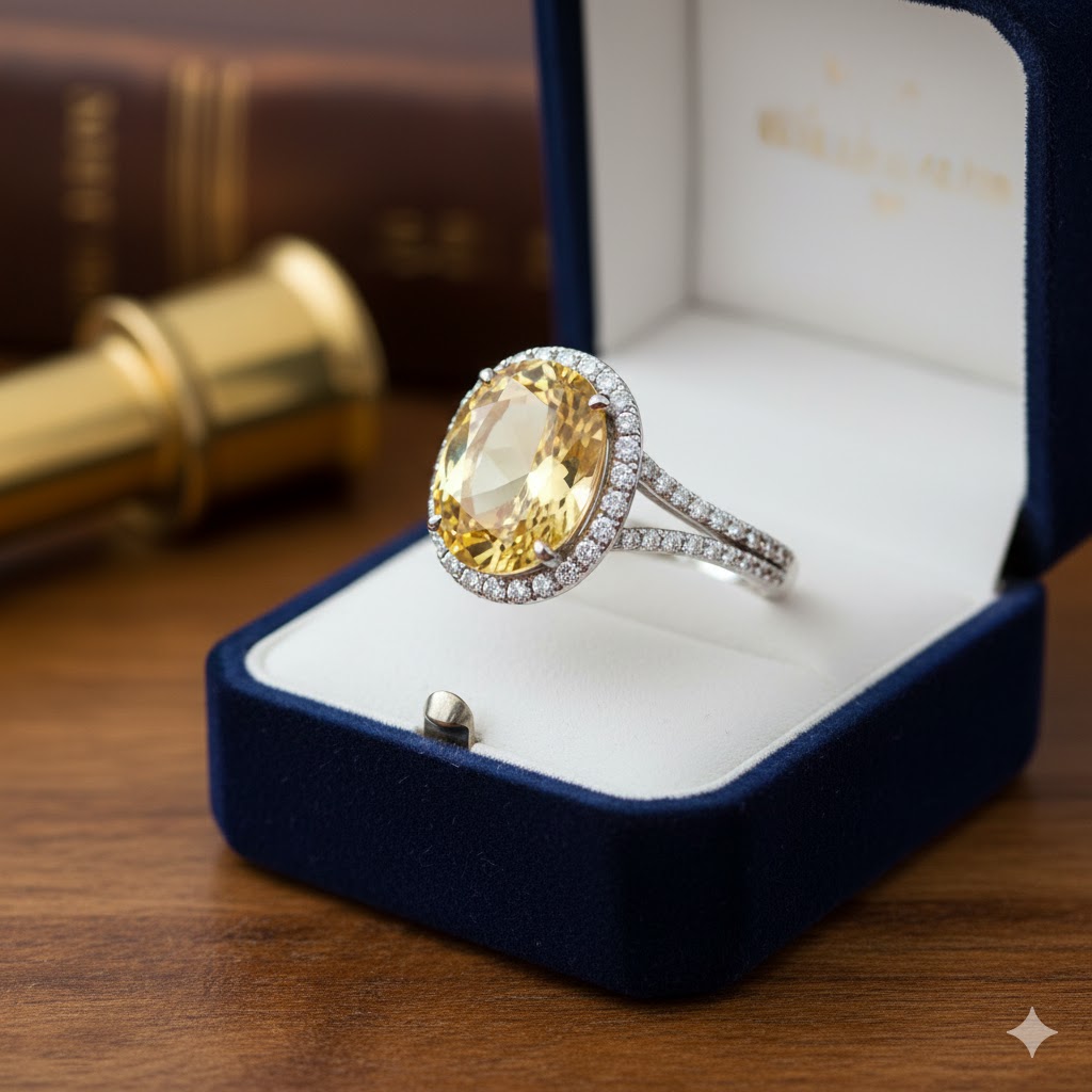 Original Yellow Sapphire (Pukhraj) stone in Lahore with certification